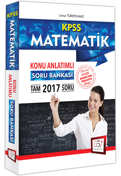 657 Yayınları KPSS Matematik Konu Anlatımlı Soru Bankası 2017