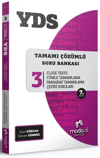 YDS Tamamı Çözümlü Modüler Soru Bankası Serisi 3