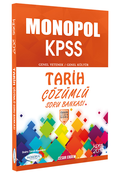 Monopol 2017 KPSS Tarih Çözümlü Soru Bankası