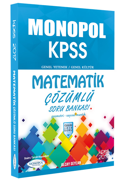 Monopol 2017 KPSS Matematik Çözümlü Soru Bankası