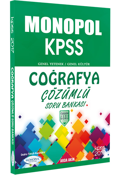 Monopol 2017 KPSS Coğrafya Çözümlü Soru Bankası