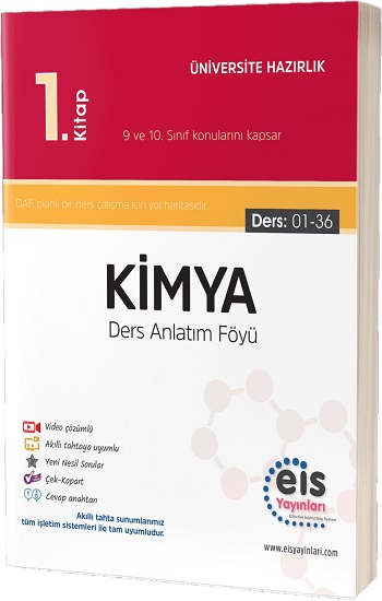 YKS Kimya Ders Anlatım Föyleri 1. Kitap