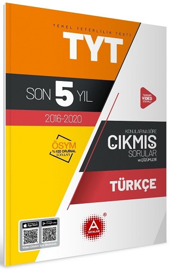 TYT Türkçe Son 5 Yıl Konularına Göre Tamamı Çözümlü Çıkmış Sorular