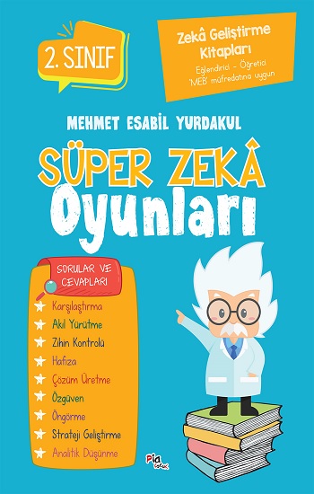 Zeka Geliştirme Kitapları Süper Zeka Oyunları 2.Sınıf