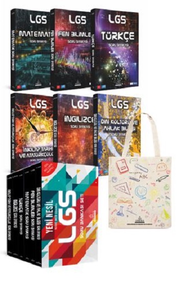 Yeni Nesil LGS Soru Bankası Kutulu Set (6 Kitap)