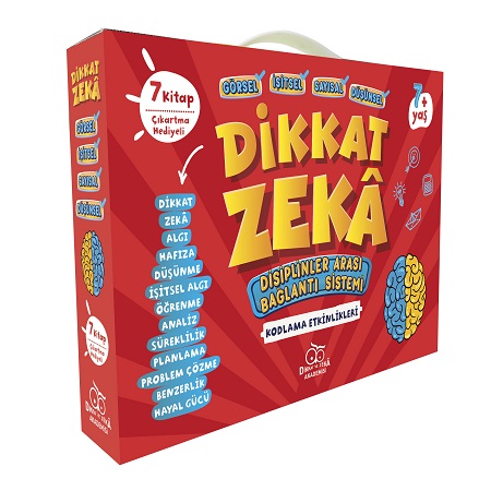 Dikkat Zeka 1. Sınıf Seti - 7 Yaş (7 Kitap Takım)