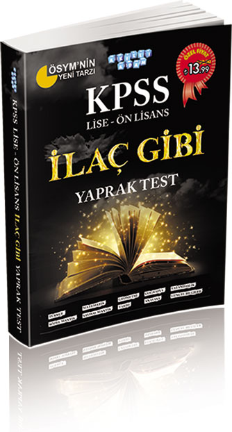 KPSS LİSE - ÖN LİSANS İLAÇ GİBİ YAPRAK TEST