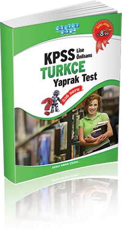 Akıllı Adam KPSS Lise - Ön Lisans Türkçe Yaprak Test