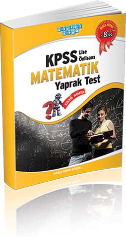 Akıllı Adam KPSS Lise - Ön Lisans Matematik Yaprak Test