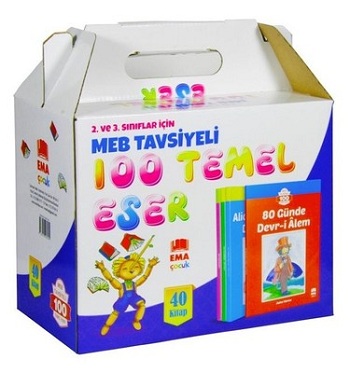 100 Temel Eser Seti-40 Kitap  2. ve 3. Sınıflar İçin