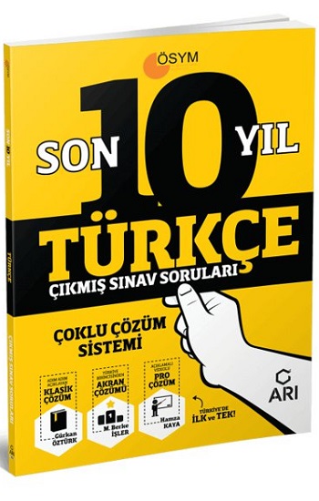 Türkçe Son 10 Yıl Çıkmış Sınav Soruları