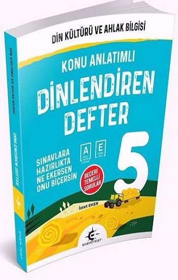 5. Sınıf Din Kültürü Ve Ahlak Bilgisi Konu Anlatımlı Dinlendiren Defter