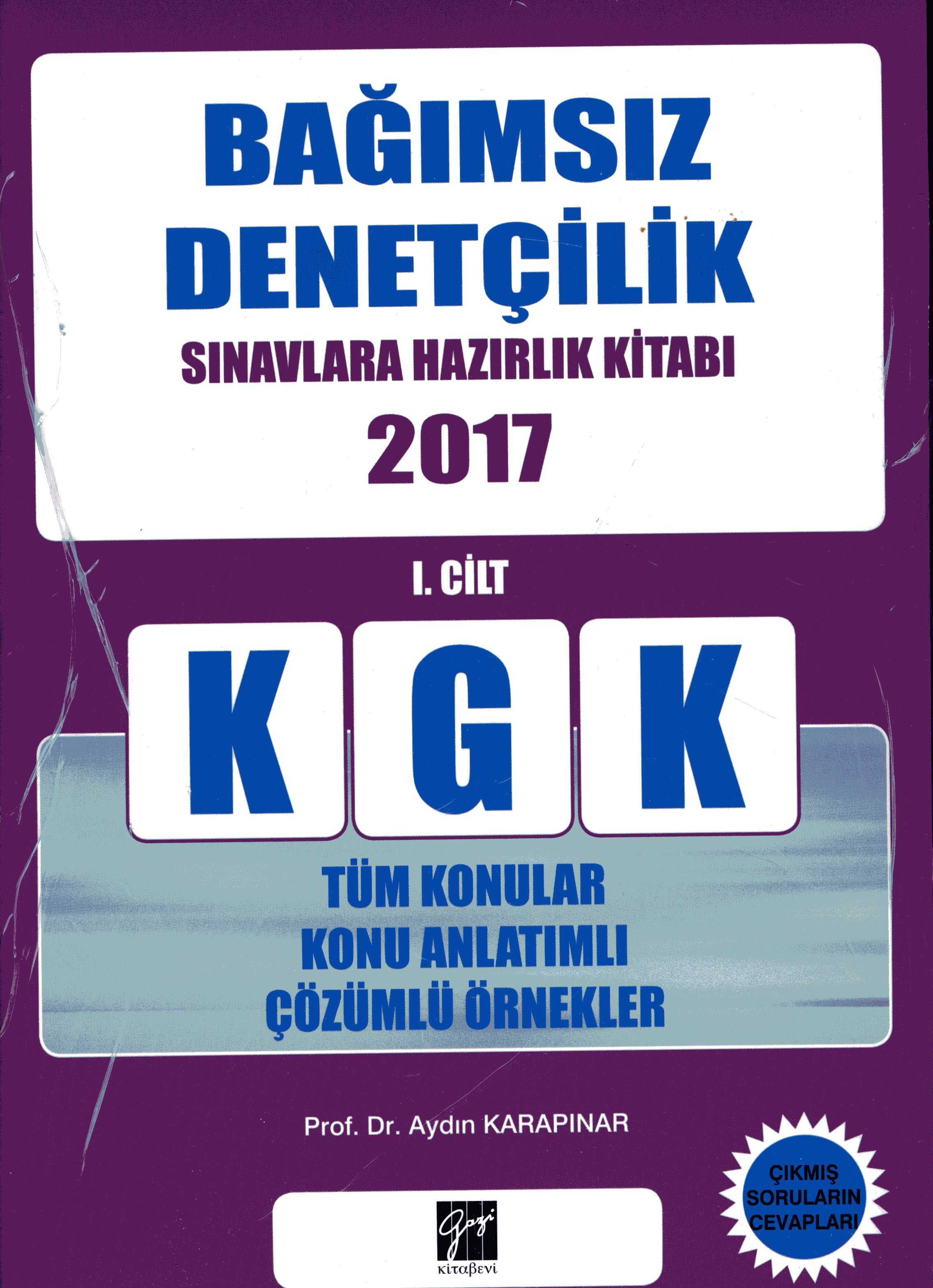 BAĞIMSIZ DENETÇİLİK SINAVLARA HAZIRLIK KİTABI 2017