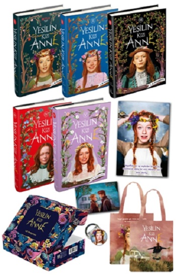 Yeşilin Kızı Anne 5 Kitap Kutulu Set (Ciltli)