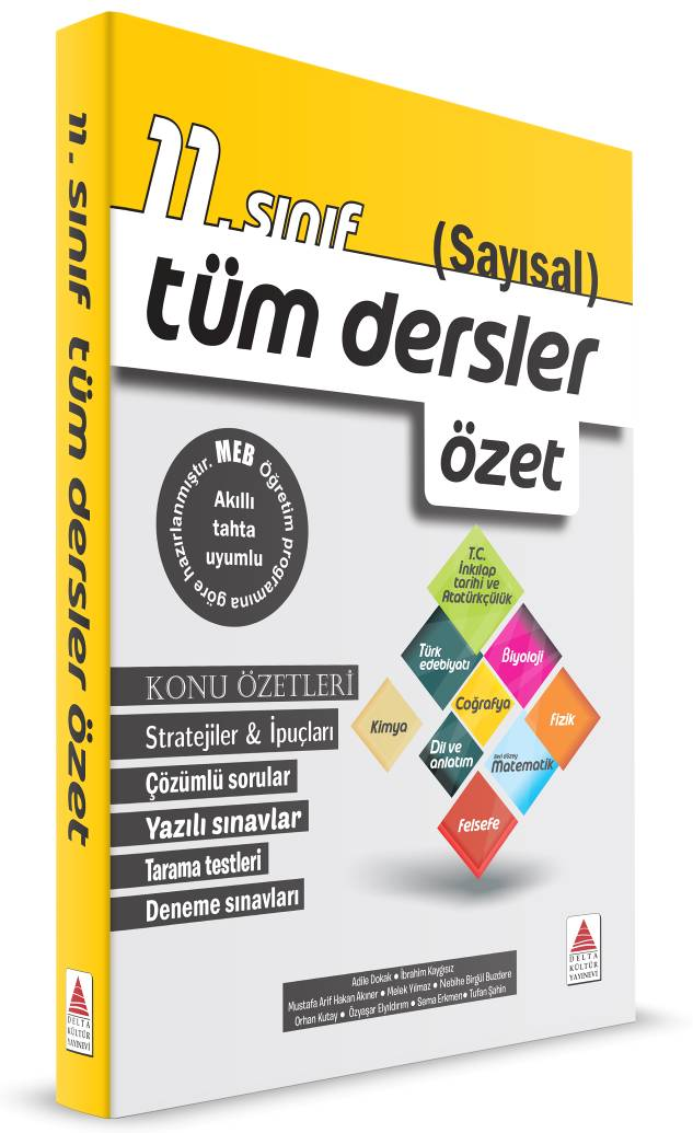 11. Sınıf Sayısal Tüm Dersler Özet