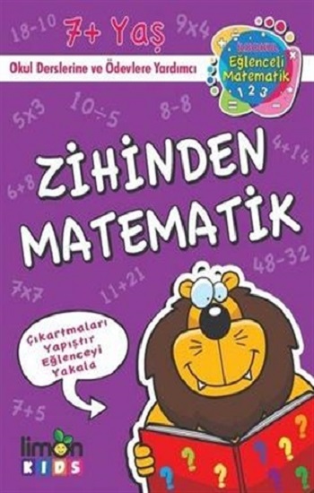 İlk Okul Eğlenceli Matematik Çıkartmalı Zihinden Matematik