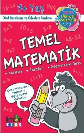 İlk Okul Eğlenceli Matematik Çıkartmalı Temel Matematik