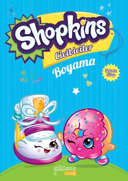 Shopkins Cicibiciler Boyama Kitabı-Mavi