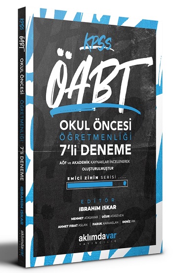 KPSS ÖABT Okul Öncesi Öğretmenliği 7 Deneme