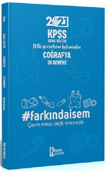 2021 Farkındaİsem KPSS Genel Kültür Coğrafya 20 Deneme