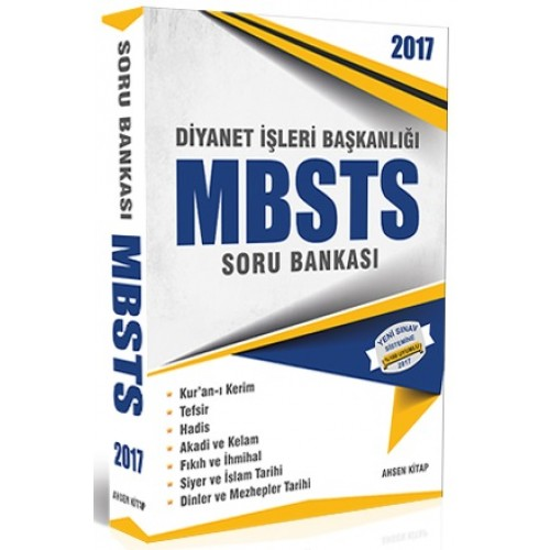 AHSEN YAYINLARI DİYANET İŞLERİ BAŞKANLIĞI MBSTS SORU BANKASI