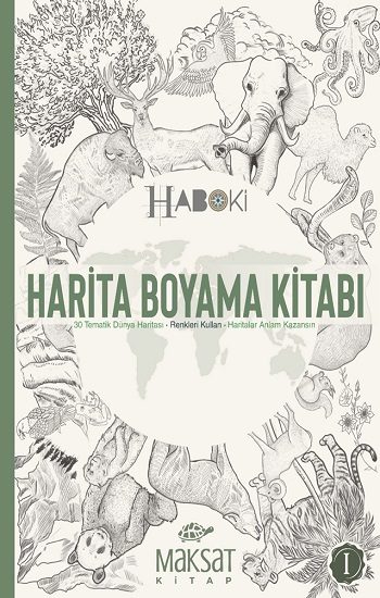 Haboki - Harita Boyama Kitabı