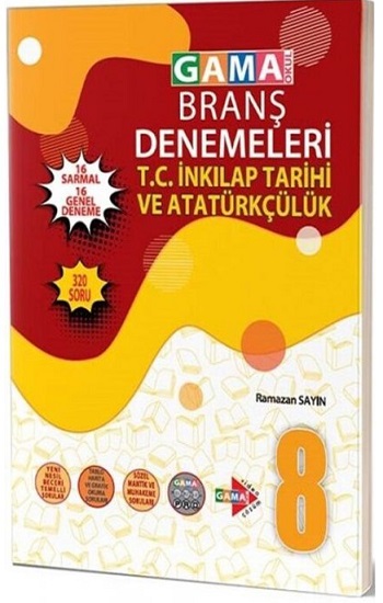 8. Sınıf T.C. İnkılap Tarihi ve Atatürkçülük Branş Denemeleri