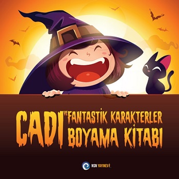 Cadı ve Fantastik  Karakterler - Boyama Kitabı