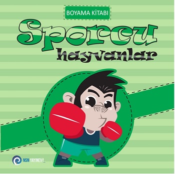 Sporcu Hayvanlar - Boyama Kitabı