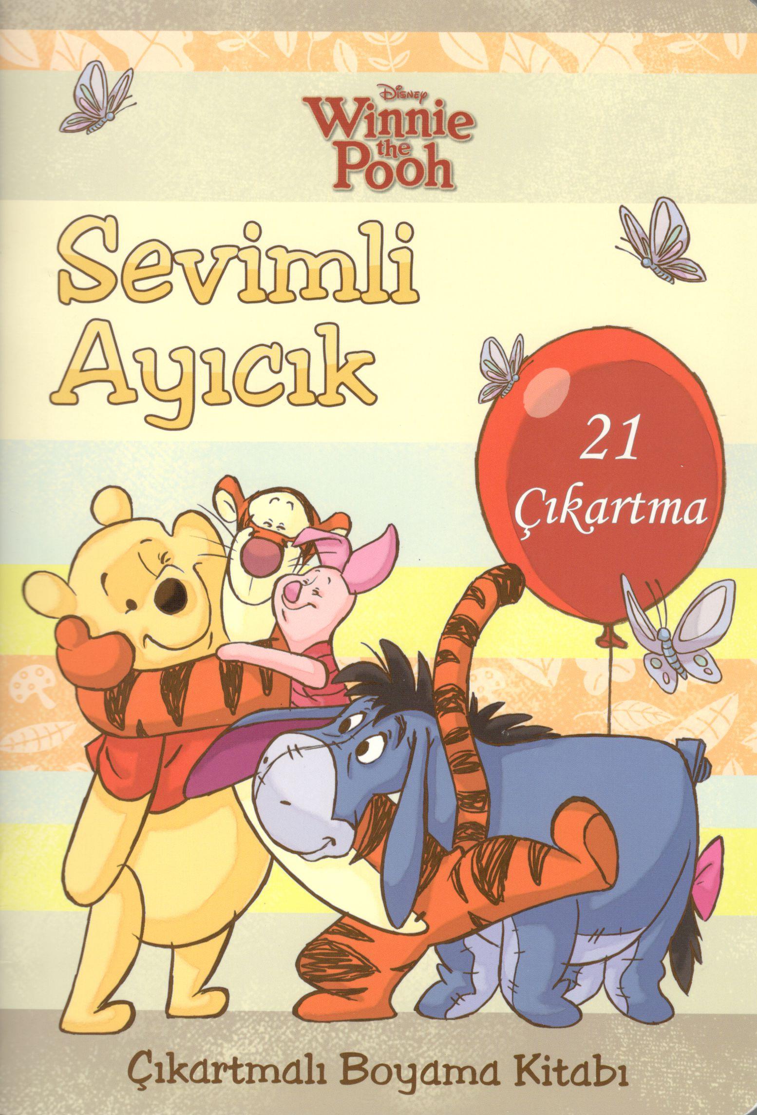 Sevimli Ayıcık Çıkartmalı Boyama Kitabı-Disney Winnie The Pooh