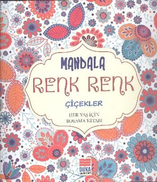 Mandala Renk Renk Çiçekler