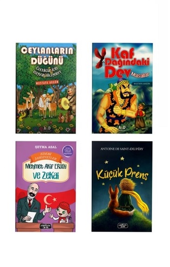 Çocuklar İçin Hikaye Seti (4 Kitap Takım)