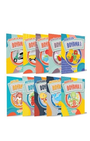 Boyama Kitapları (10 Kitap Takım)