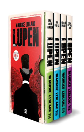 Arsen Lüpen-Kutulu Siyah Set (4 Kitap Takım)