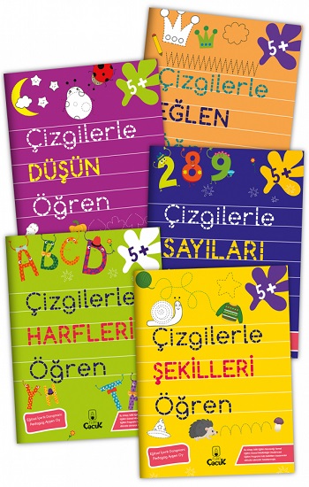 Çizgilerle Öğren Serisi (5 Kitap Set)