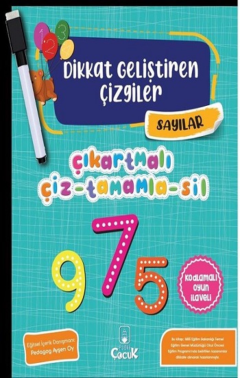 Dikkat Geliştiren Çizgiler-Sayılar