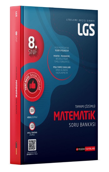 LGS Matematik Tamamı Çözümlü Soru Bankası