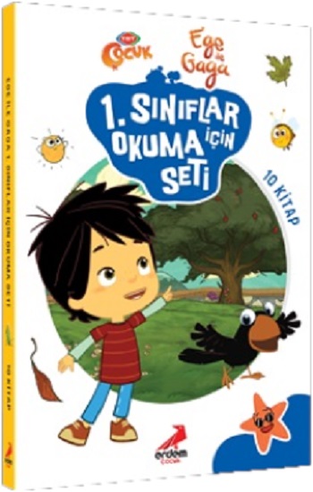 Ege ile Gaga 1. Sınıflar için Okuma Seti (10 Kitap Takım)