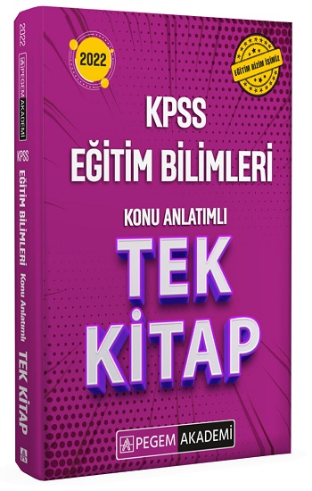 2021 KPSS Eğitim Bilimleri Konu Anlatımlı Tek Kitap