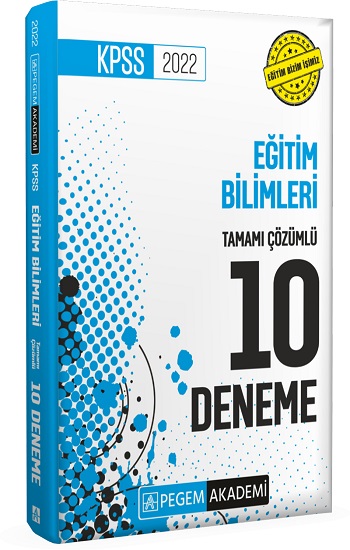 2022 KPSS Eğitim Bilimleri Tamamı Çözümlü 10 Deneme