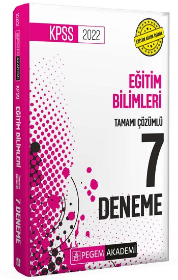 2022 KPSS Eğitim Bilimleri Tamamı Çözümlü 7 Deneme