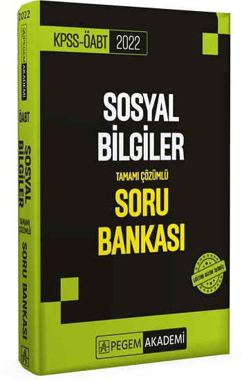 2022 KPSS ÖABT Sosyal Bilgiler Tamamı Çözümlü Soru Bankası