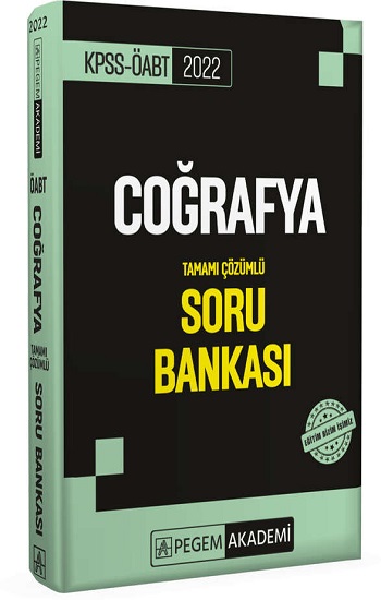 2022 KPSS ÖABT Coğrafya Tamamı Çözümlü Soru Bankası