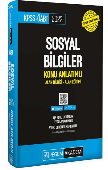 2022 KPSS ÖABT Sosyal Bilgiler Konu Anlatımlı Alan Bilgisi - Alan Eğitimi