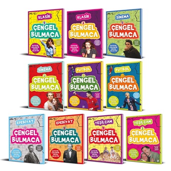 Konulu Çengel Bulmaca Seti (10 Kitap Takım)