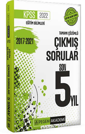 2022 KPSS Eğitim Bilimleri Çıkmış Sorular Son 5 Sınav