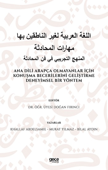 Ana Dili Arapça Olmayanlar İçin Konuşma Becerilerini Geliştirme Deneyimsel Bir Yöntem