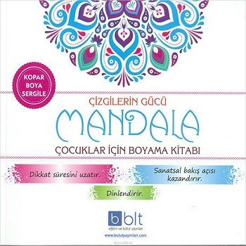 Çizgilerin Gücü - Mandala Çocuklar İçin Boyama Kitabı