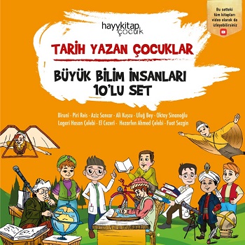 Tarih Yazan Çocuklar - Büyük Bilim İnsanları 10'lu Set