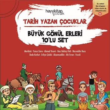 Tarih Yazan Çocuklar - Büyük Gönül Erleri 10'lu Set